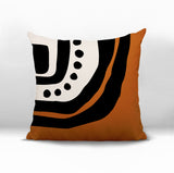 Yani Abstract Reversible Indoor/Outdoor Square Pillow