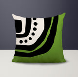 Yani Abstract Reversible Indoor/Outdoor Square Pillow