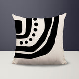 Yani Abstract Reversible Indoor/Outdoor Square Pillow