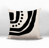 Yani Abstract Reversible Indoor/Outdoor Square Pillow