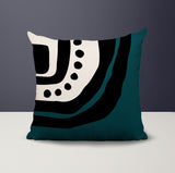 Yani Abstract Reversible Indoor/Outdoor Square Pillow