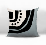 Yani Abstract Reversible Indoor/Outdoor Square Pillow