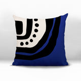 Yani Abstract Reversible Indoor/Outdoor Square Pillow