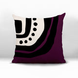 Yani Abstract Reversible Indoor/Outdoor Square Pillow
