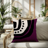 Yani Abstract Reversible Indoor/Outdoor Square Pillow