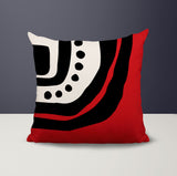Yani Abstract Reversible Indoor/Outdoor Square Pillow