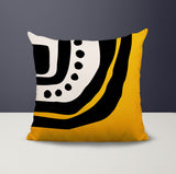 Yani Abstract Reversible Indoor/Outdoor Square Pillow