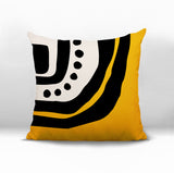 Yani Abstract Reversible Indoor/Outdoor Square Pillow
