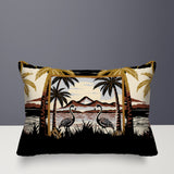 Yanu Flamingo Reversible Indoor/Outdoor Rectangular Pillow