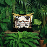 Yanu Flamingo Reversible Indoor/Outdoor Square Pillow