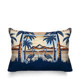 Yanu Flamingo Reversible Indoor/Outdoor Rectangular Pillow