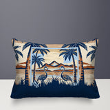 Yanu Flamingo Reversible Indoor/Outdoor Rectangular Pillow