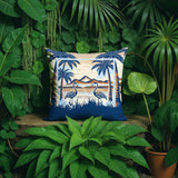 Yanu Flamingo Reversible Indoor/Outdoor Square Pillow