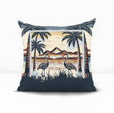 Yanu Flamingo Reversible Indoor/Outdoor Square Pillow