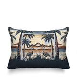 Yanu Flamingo Reversible Indoor/Outdoor Rectangular Pillow