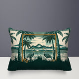 Yanu Flamingo Reversible Indoor/Outdoor Rectangular Pillow