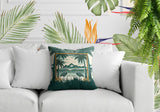 Yanu Flamingo Reversible Indoor/Outdoor Square Pillow