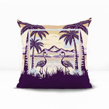 Yanu Flamingo Reversible Indoor/Outdoor Square Pillow