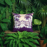 Yanu Flamingo Reversible Indoor/Outdoor Square Pillow