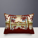 Yanu Flamingo Reversible Indoor/Outdoor Rectangular Pillow