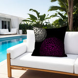 Yates Floral Reversible Indoor/Outdoor Square Pillow