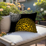 Yates Floral Spun Polyester Lumbar Indoor/Outdoor Throw Pillow