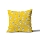 Barnon Seahorse Square Indoor/Outdoor Throw Pillow