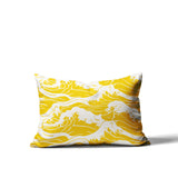 Copley Ocean Waves Lumbar Indoor/Outdoor Throw Pillow