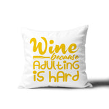Davey Textual Reversible Indoor/Outdoor Square Pillow