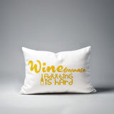 Davey Wine Lumbar Indoor/Outdoor Throw Pillow