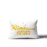 Davey Wine Lumbar Indoor/Outdoor Throw Pillow