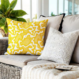 Dominique Coral Reefs Lumbar Indoor/Outdoor Throw Pillow