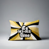 Downton It's Wine Lumbar Indoor/Outdoor Throw Pillow