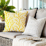 Fischer Coral Reefs Square Indoor/Outdoor Throw Pillow