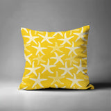Fletcher Star Fish Square Indoor/Outdoor Throw Pillow