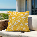 Fletcher Star Fish Square Indoor/Outdoor Throw Pillow