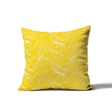 Foxlane Ocean Waves Square Indoor/Outdoor Throw Pillow