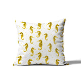 Hemmings Seahorse Square Indoor/Outdoor Throw Pillow