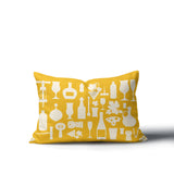 Hyatt Wine And Lumbar Indoor/Outdoor Throw Pillow