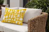 Hyatt Wine And Lumbar Indoor/Outdoor Throw Pillow