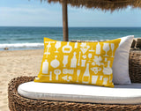 Hyatt Wine And Lumbar Indoor/Outdoor Throw Pillow