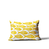Kieran Fish Lumbar Indoor/Outdoor Throw Pillow