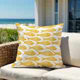 Kieran Fish Lumbar Indoor/Outdoor Throw Pillow