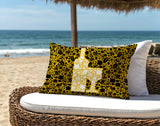 Lakefield Wine Bottle Lumbar Indoor/Outdoor Throw Pillow
