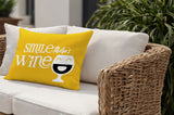 Marcelina Smile There's Lumbar Indoor/Outdoor Throw Pillow