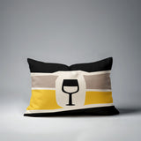 Molsley Wine Bottle Lumbar Indoor/Outdoor Throw Pillow