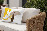 Potter Wine Glass Lumbar Indoor/Outdoor Throw Pillow