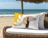 Potter Wine Glass Lumbar Indoor/Outdoor Throw Pillow