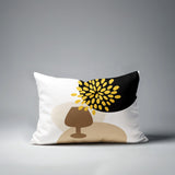 Savon Wine Glass Lumbar Indoor/Outdoor Throw Pillow
