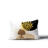 Savon Wine Glass Lumbar Indoor/Outdoor Throw Pillow